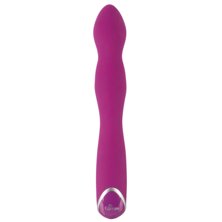 Sweet Smile Dual-Head Vibrator 7 Modes Silicone 23.5cm Pink