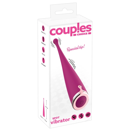 Couples Choice Spot Vibrator Precision Multi-Speed Silicone 17.5cm