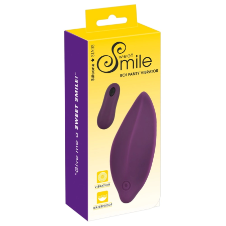 Sweet Smile RC Panty Vibrator - Compact Remote-Controlled Lay-On Model