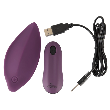 Sweet Smile RC Panty Vibrator - Compact Remote-Controlled Lay-On Model