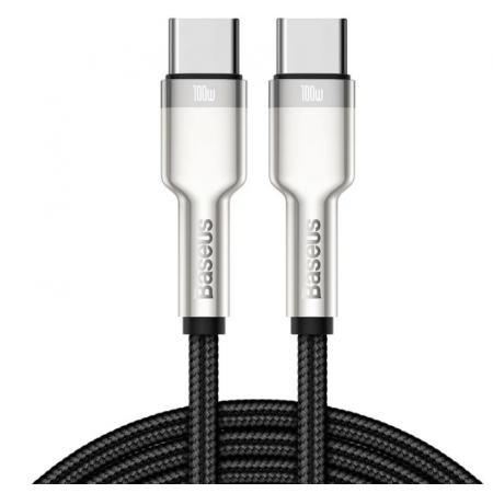 Baseus Cafule USB-C į USB-C 100W 1m kabelis (juodas)
