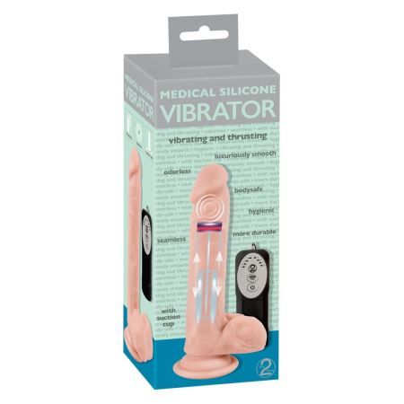 You2Toys Silicone Thrusting Intimate Device Remote 21cm Suction Base