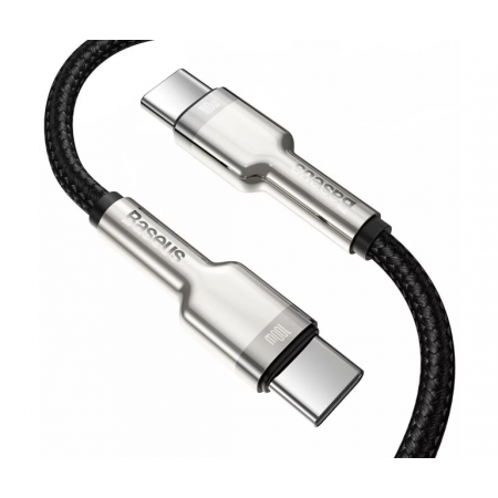 Baseus Cafule USB-C į USB-C 100W 1m kabelis (juodas)