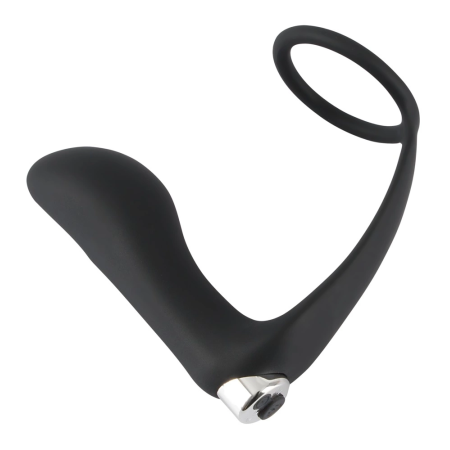 Bad Kitty Vibrating Intimate System with Ring & Plug, Rechargeable, Black