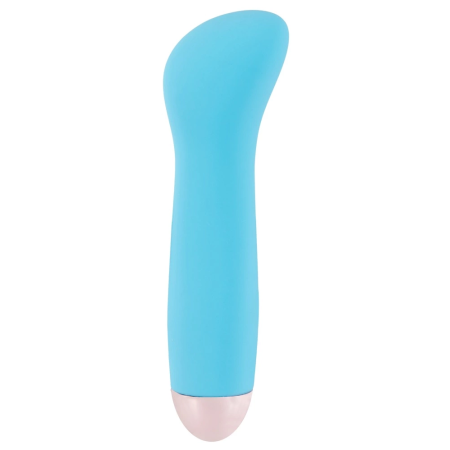 Cuties Mini Vibrating Device Blue 7-Mode USB Rechargeable Waterproof 12.9cm