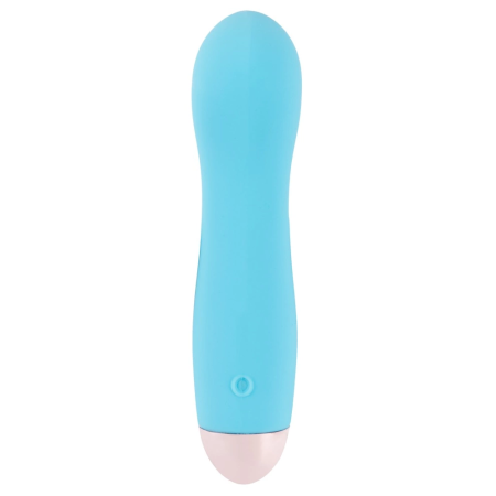 Cuties Mini Vibrating Device Blue 7-Mode USB Rechargeable Waterproof 12.9cm