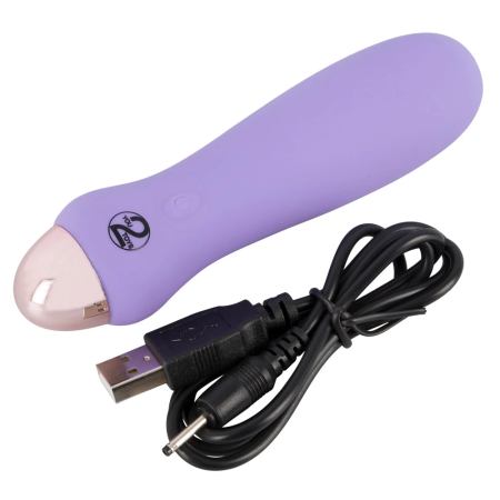 Cuties Mini Vibrator Purple - 7 Modes, Rechargeable, Waterproof