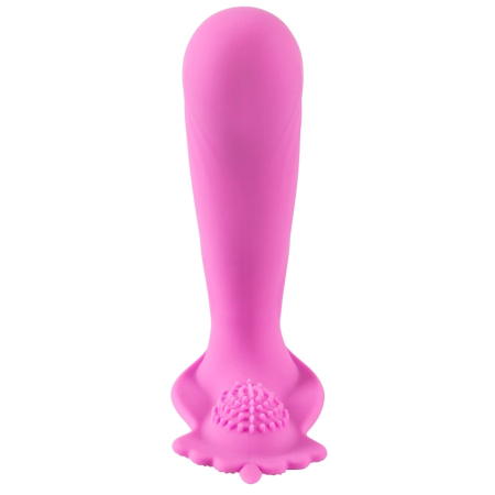Sweet Smile G-spot Panty Vibe - Remote-Controlled Compact Model, Purple