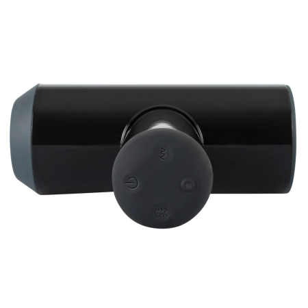 Rebel Dual-Function Black Intimate Device, 7 Modes, Waterproof, 21.3 cm