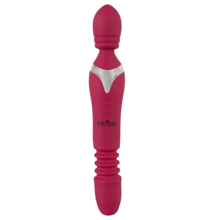 Javida Warming & Thrusting Massage Wand 27cm, 7 Modes, USB Rechargeable