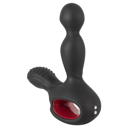 You2Toys Silicone Rotating Prostate Device with Warming & Remote, Black