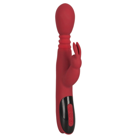 You2Toys Silicone Rabbit Intimate Machine Red-Black 10 Modes 26.5cm
