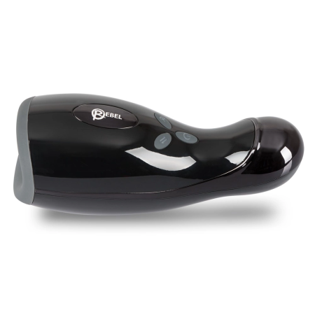 Rebel Intimate Machine 3-in-1 Black - Vibration, Warming & Motion, 20 cm