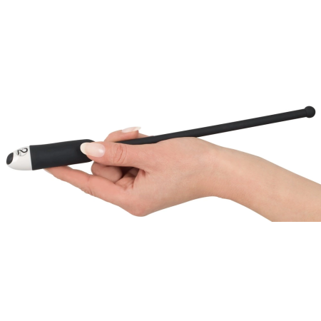 You2Toys Silicone Urethral Trainer Extra Long Black 27 cm Vibrating