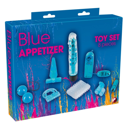 You2Toys Blue Appetizer 8-Piece Multi-Function Toy Set ABS/TPE