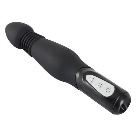 You2Toys Black Thrusting Anal Machine, 23.5 cm, 7 Modes, Silicone