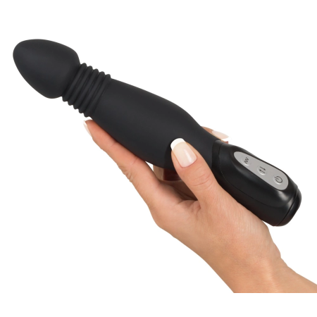 You2Toys Black Thrusting Anal Machine, 23.5 cm, 7 Modes, Silicone