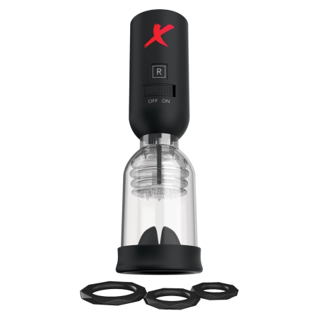 PDX Elite Tip Teazer Power Pump Intimate Suction Trainer Black 24.2cm