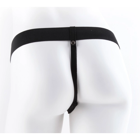 Fetish Fantasy Vibrating Strap-On System 29cm Beige Adjustable Harness