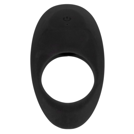Lust Black Vibrating Intimate Ring Silicone USB Rechargeable 9 cm