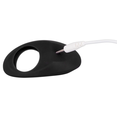 Lust Black Vibrating Intimate Ring Silicone USB Rechargeable 9 cm