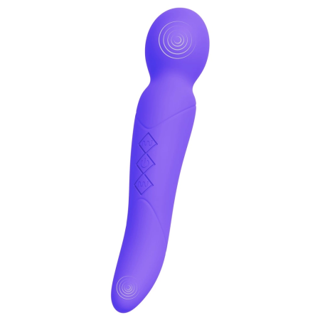 You2Toys Dual Motor Rechargeable Vibrating Device, Lilac, 22 cm