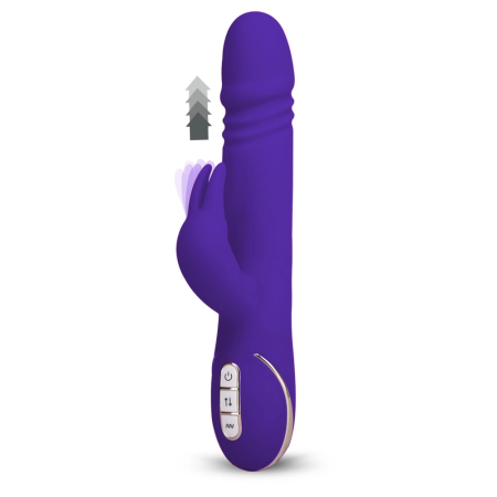 You2Toys Rabbit Skater Purple Silicone Intimate Machine 23cm Waterproof