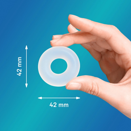 Durex Pleasure Ring Silicone Comfort System 4.2 cm Transparent
