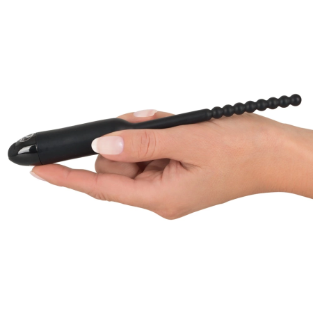 You2Toys Vibrating Dilator Black 19cm 7-Mode Silicone System