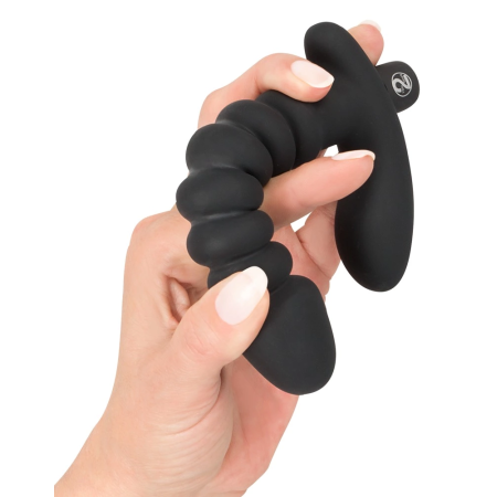 Black Velvets Dual-Action Intimate Device Silicone 17cm Black