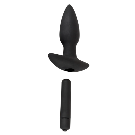 Black Velvets Anal Kit 4-Piece Silicone Set with Intimate Douche