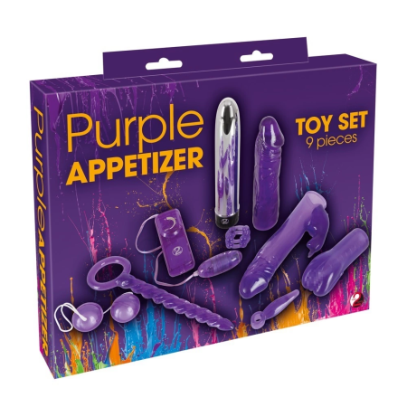 You2Toys Purple Intimate Set 9-Piece Multitexture Kit TPE/ABS