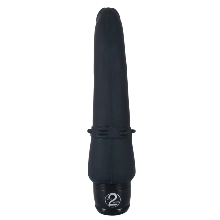 Vibra Lotus Black Flexible Silicone Stimulation Device 25 cm