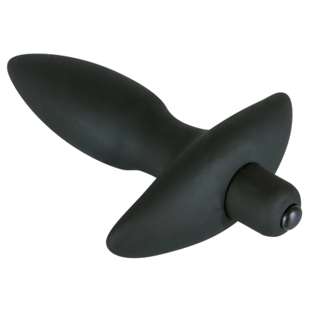 Black Velvets Silicone Small Plug with Multi-Speed Vibration, 13 cm