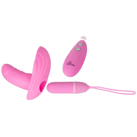 Sweet Smile Shelly RC Wireless Panty Device Silicone Pink Remote 7 Modes