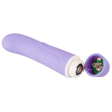 Sweet Smile Mini-G Compact Vibrator Purple Silicone 12.4cm