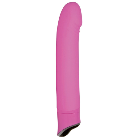 Smile Happy Pink Vibrator 7-Mode Curved Model - Compact Design