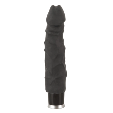 Nature Skin Big Vibe Black Flexible Vibrating Model 23cm TPR