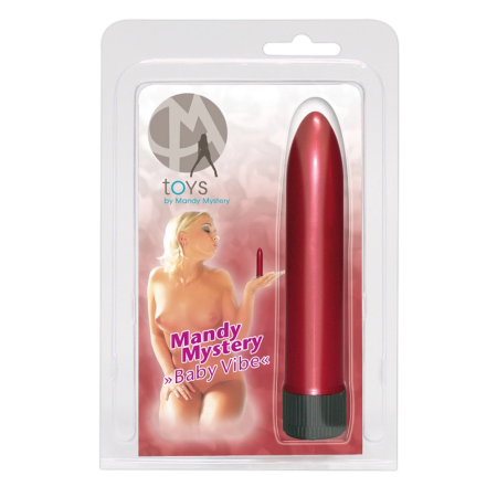 Mandy Mystery Baby Vibe Red 13cm Multi-Speed Personal Massager