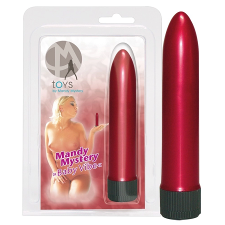 Mandy Mystery Baby Vibe Red 13cm Multi-Speed Personal Massager