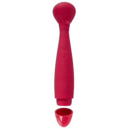 Sweet Smile Wand Dual-Action Massager with Thumping Function, 22.7 cm - Black