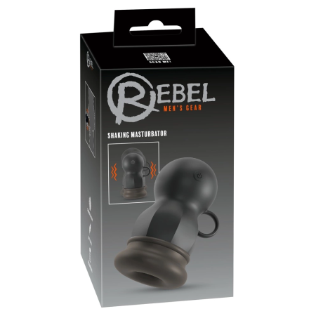 Rebel Intimate Shaking Device Model 24147 - 3-Speed, Rechargeable, Black