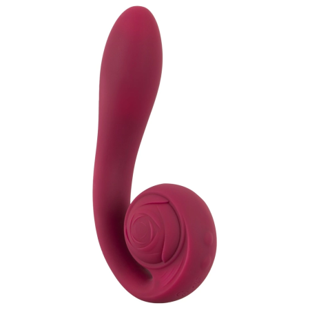 Rosenrot Rose Bendable Dual Motor Flexible Intimate Massager Pink 20cm