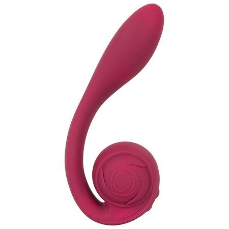 Rosenrot Rose Bendable Dual Motor Flexible Intimate Massager Pink 20cm
