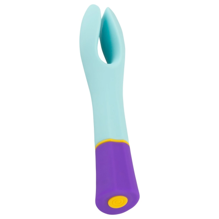 bunt. Double Vibrator Colour Block 18.2 cm Soft Touch Waterproof