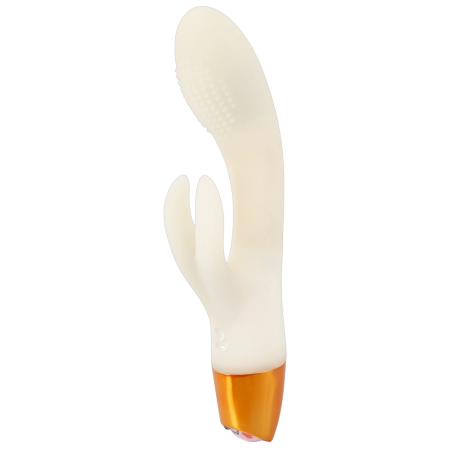 You2Toys Glow Rabbit Rechargeable Silicone Intimate Device, 19.5 cm