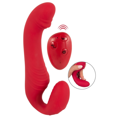 You2Toys RC Strapless Vibrating Double System 19.1 cm Silicone Purple