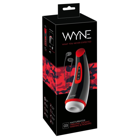 WYNE Model 03 Automatic Intimate Machine with Warming & Sound, Black