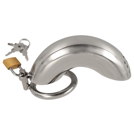 Fetish Collection Stainless Steel Short Chastity Device 13.5 cm