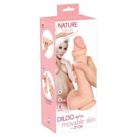 Nature Skin Intimate Machine L with Movable Surface 25cm, TPE, Suction Base